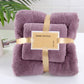 Coral Fleece 2‑Piece Bath Towel Set