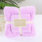Coral Fleece 2‑Piece Bath Towel Set