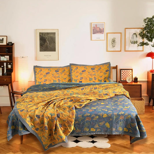 Ginkgo Dream Ginkgo Quilt Bedding Set